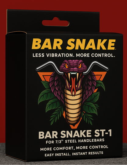 Barsnake Anti-Vibration Handlebar Insert | Steel Handlebars (ST-1)